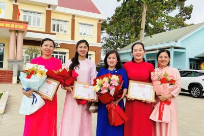 TRƯỜNG TIỂU HỌC NGUYỄN THỊ MINH KHAI XUẤT SẮC ĐẠT GIẢI NHẤT TOÀN ĐOÀN TẠI HỘI THI GVCN GIỎI CẤP XÃ