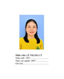 Lê Thị Hải Lý