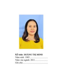 Hoàng Thị Minh
