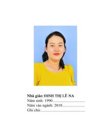 Đinh Thị Lê Na