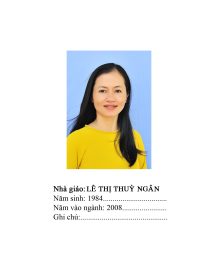 Lê Thị Thùy Ngân
