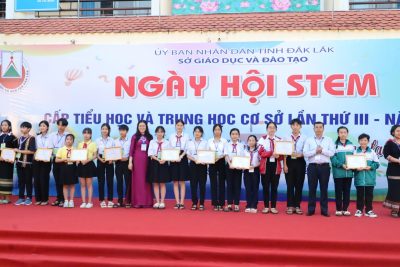 Học sinh trường Tiểu học Nguyễn Thị Minh Khai tỏa sáng tại Ngày hội STEM Đắk Lắk 2025