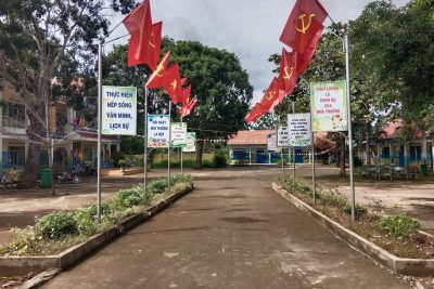 TRƯỜNG TIỂU HỌC NGUYỄN THỊ MINH KHAI HƯỞNG ỨNG CHÀO MỪNG ĐẠI HỘI ĐẢNG BỘ XÃ CƯ M’GAR LẦN THỨ NHẤT, NHIỆM KỲ 2025–2030