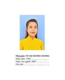 Võ Thị Thương Thương